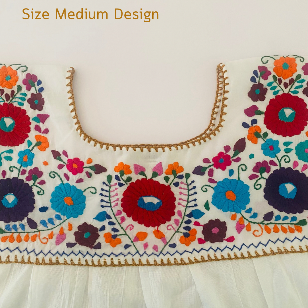 White Embroidered Blouses