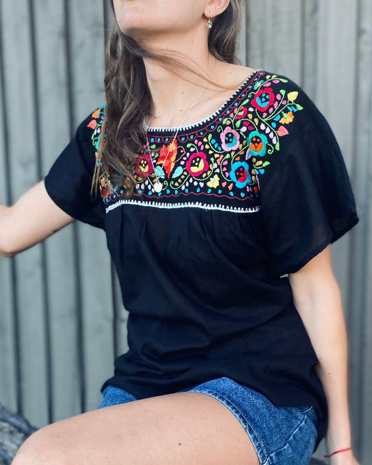 MEXICAN BLOUSES, embroidered blouse, colour, Mexican handcraft, Mexico