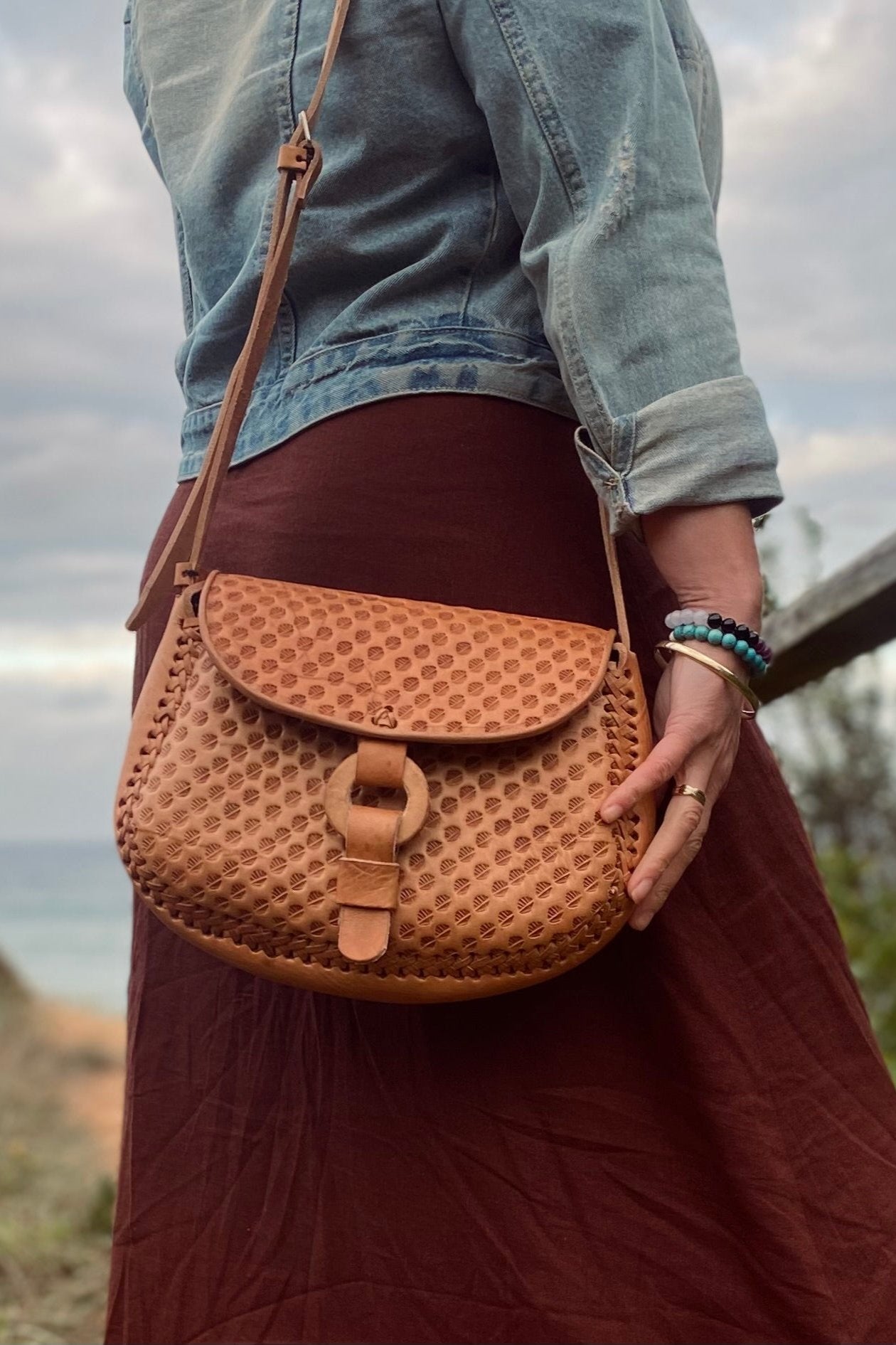 LEATHER BAG WOMEN | Soft leather Bag | Boho Bag | Vintage Purse
