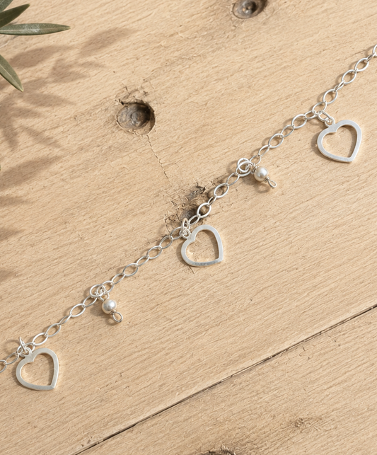 3 Heart Bracelet