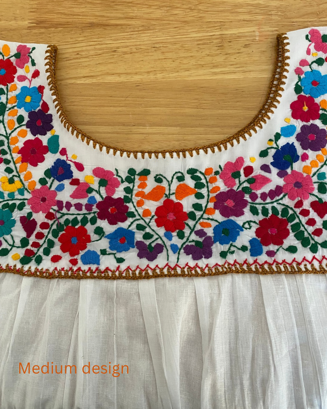 White Embroidered Blouses