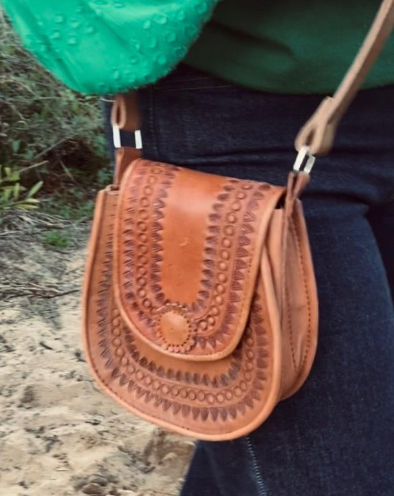 SMALL LEATHER BAG, Handmade crossbody bag, Little Purse Handmade
