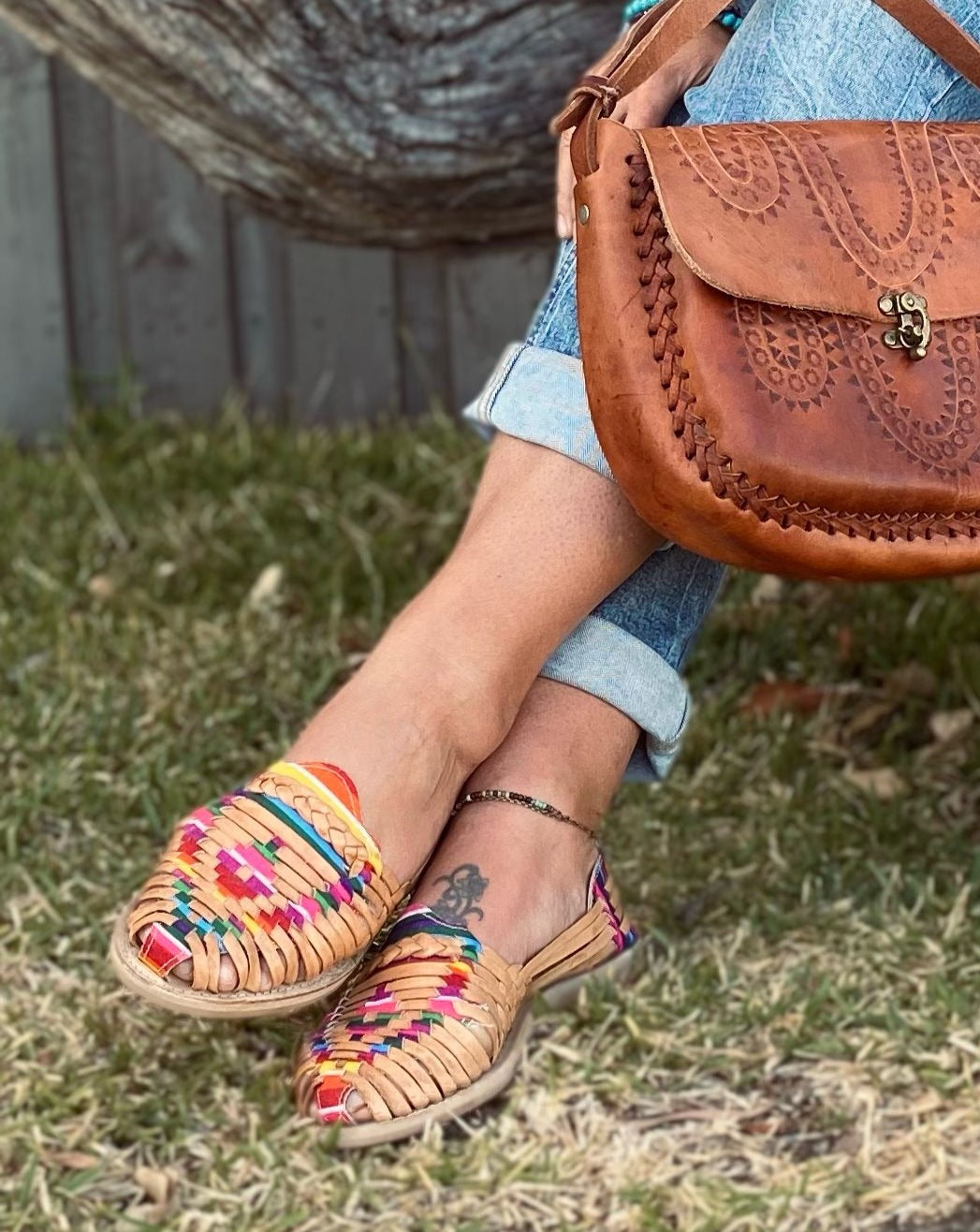 MEXICAN HUARACHES, Leather Shoe, Colour Sandle, Mexican Shoes, Leather