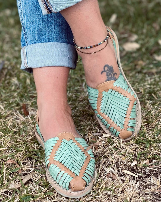 MEXICAN HUARACHES, Leather Shoe, Colour Sandle, Mexican Shoes, Leather