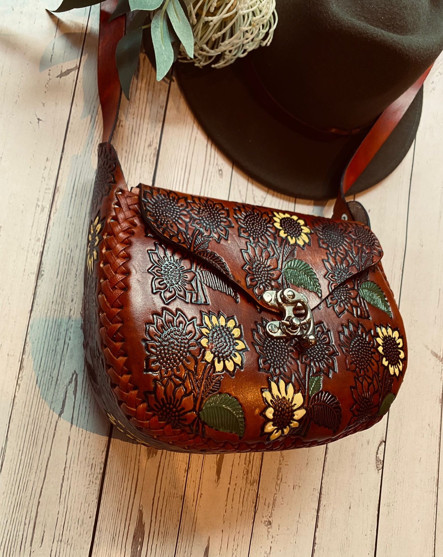 HAND PAINTED BAG, Handmade bag, Mexican bag, colour bag, Flower bag