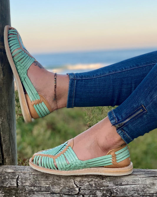 MEXICAN HUARACHES, Leather Shoe, Colour Sandle, Mexican Shoes, Leather