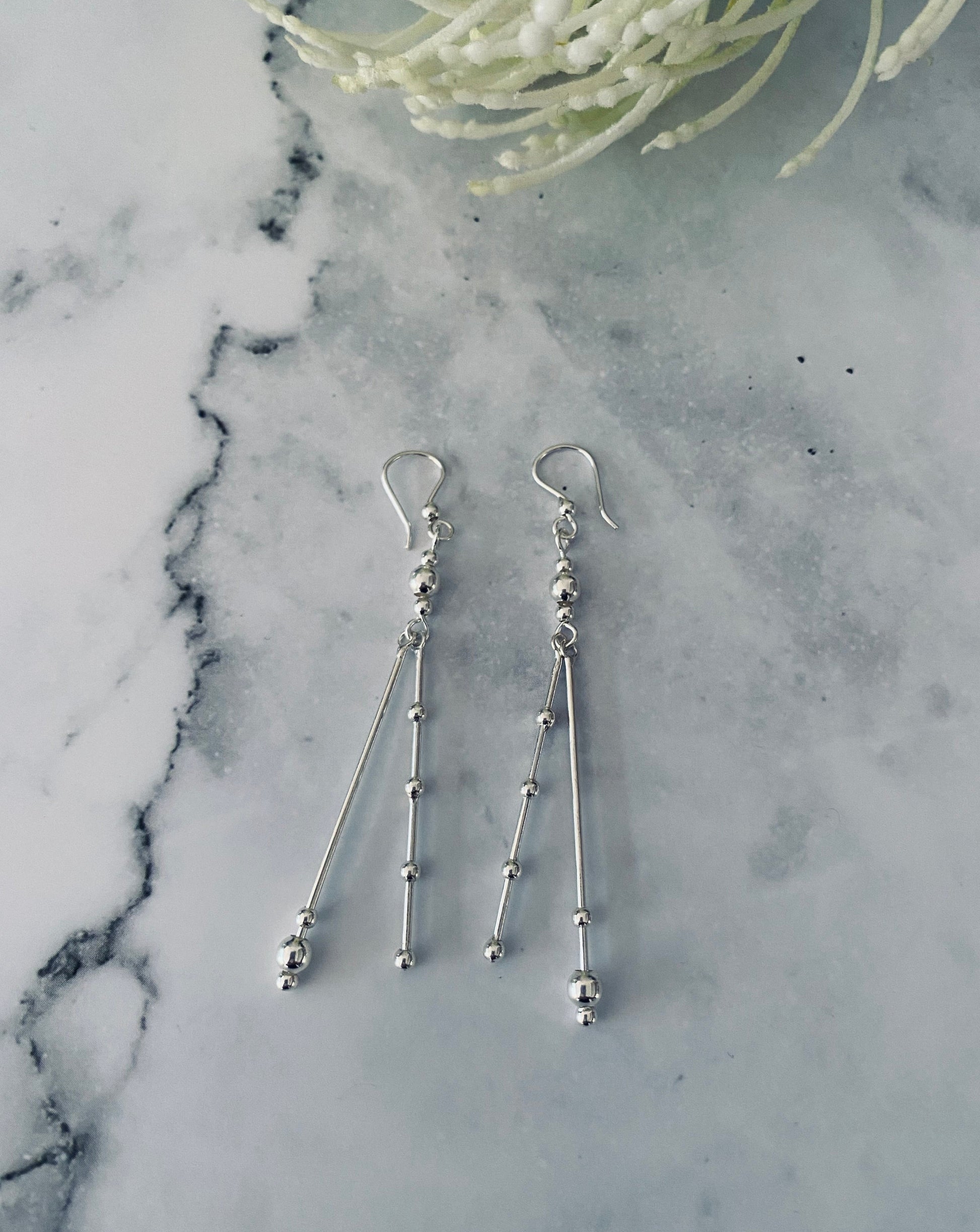 Silver earrings, 925 mexican silver, drop earrings, mexican silver