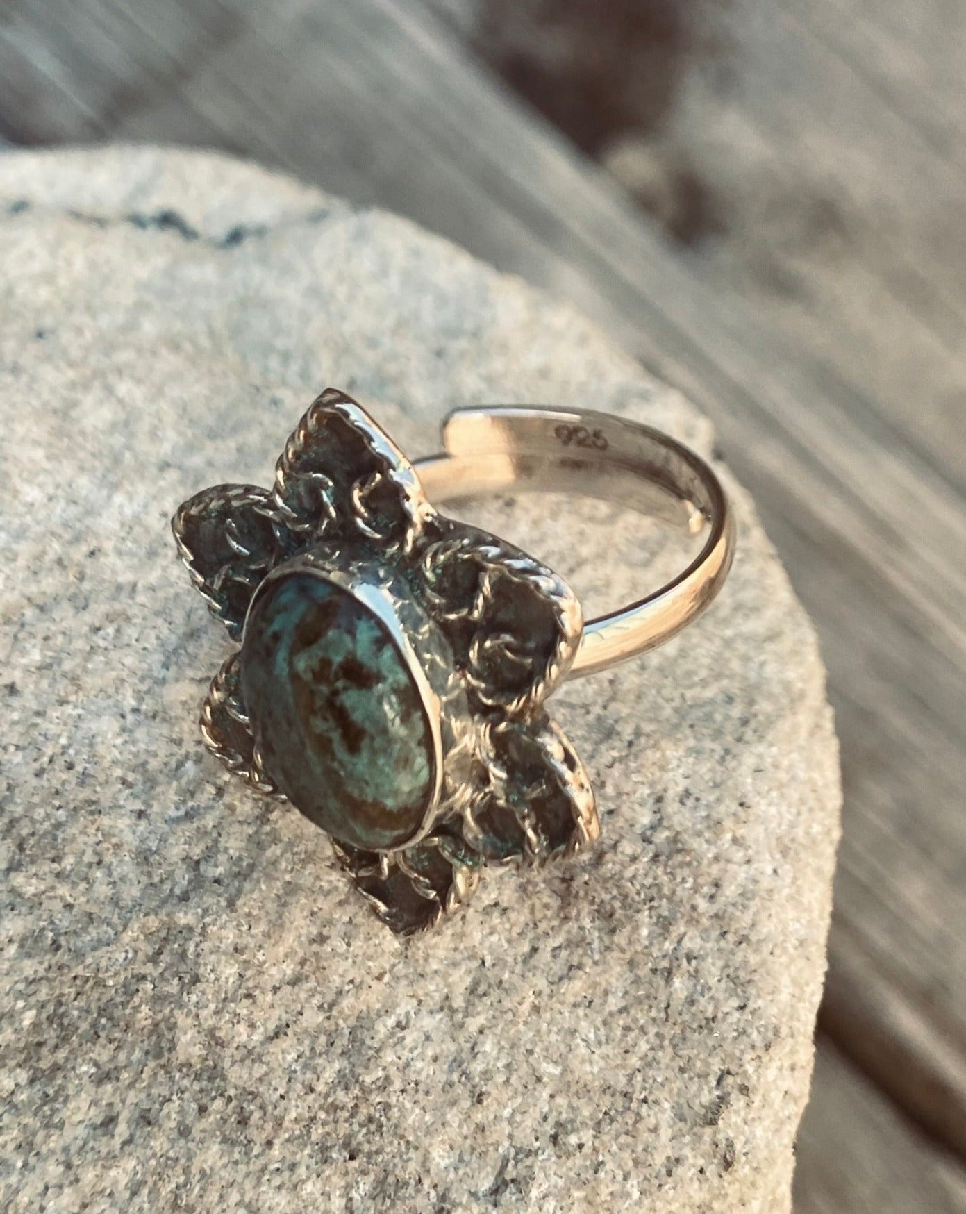 LARIMAR RING, Mexican Silver Ring, Larimar for sale, Larimar Stone