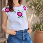 Purple Flower Blouse