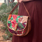 Embroidered Purse | Coloured leather handbag | Floral Leather Purse