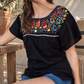 Black Embroidered Blouses