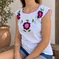 Purple Flower Blouse