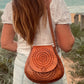 Hand tooled Leather | Vintage Leather Bag | Boho Dark leather Bag