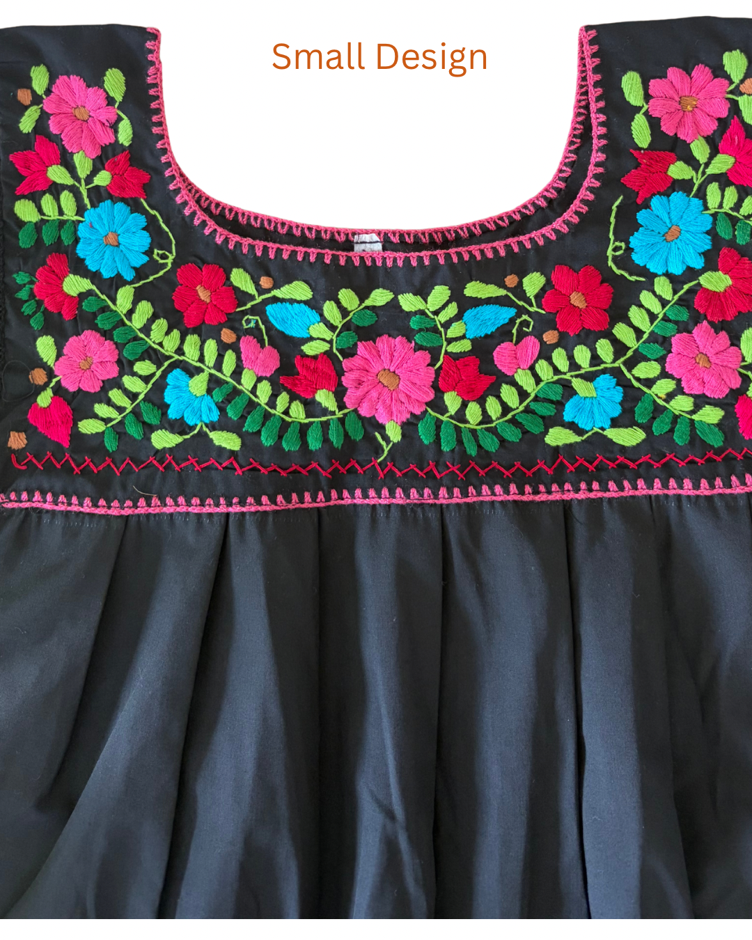 Black Embroidered Blouses