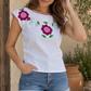Purple Flower Blouse