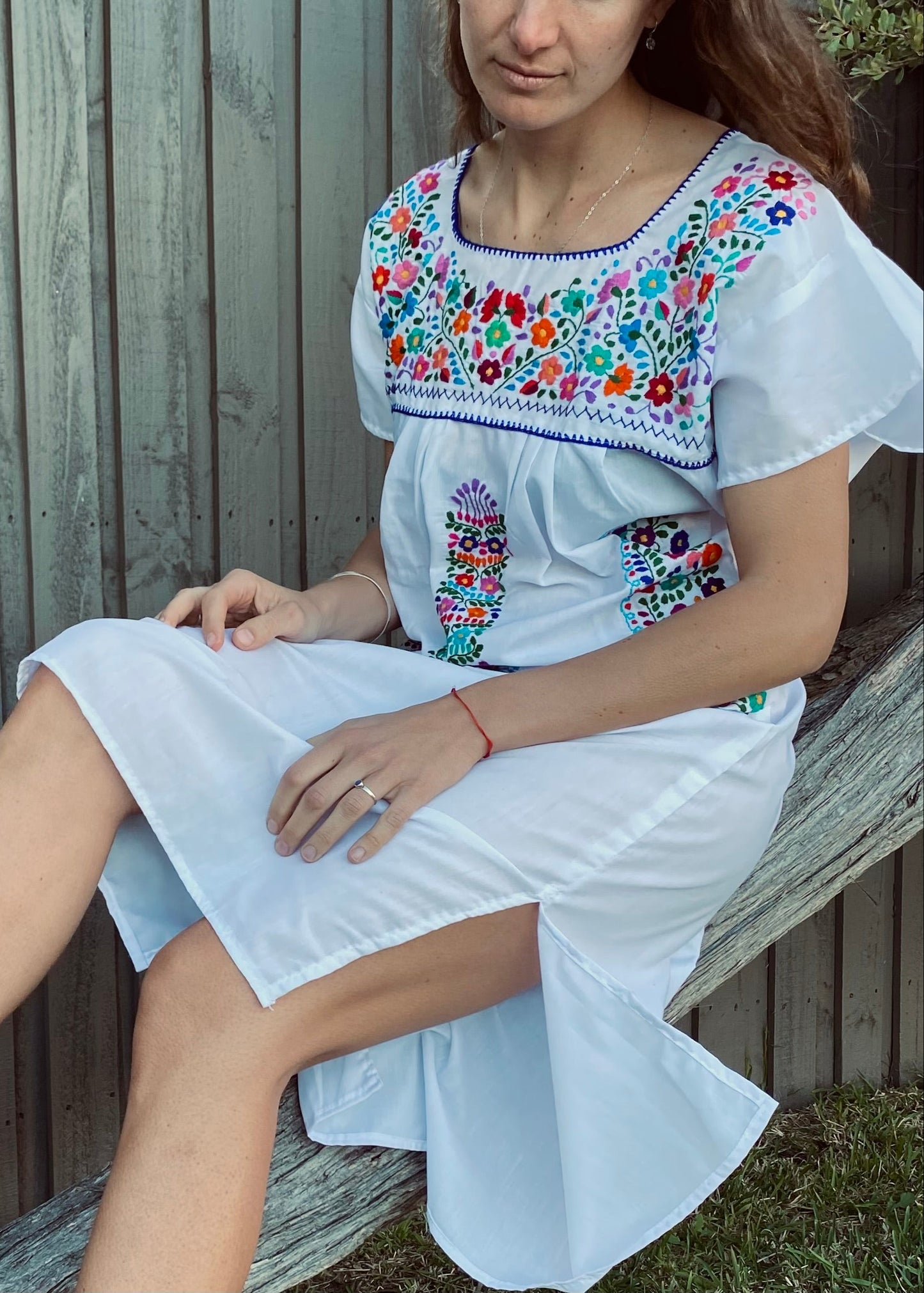 White Embroidered Dresses