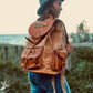 HANDMADE LEATHER BACKPACK | Hand Tooled Backpack | Women's Backpack