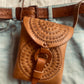 UNIQUE cross body bag, Beautiful hand tooled bag, Leather Boho Bag