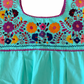 Green Embroidered Blouses