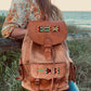 HANDMADE LEATHER BACKPACK | Hand Tooled Backpack | Women's Backpack