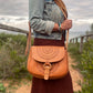 GENUINE LEATHER BAG, Big Hand Tooled Bag, Handmade Bag, Mexican Bag