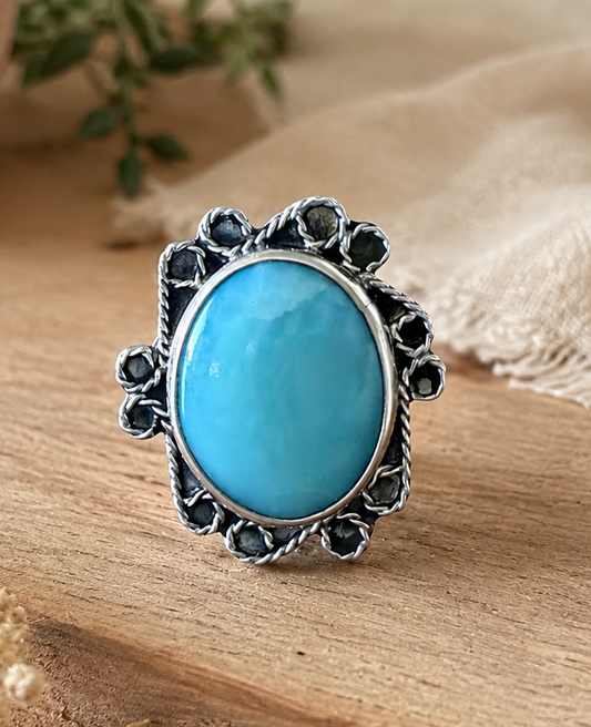 Larimar Ring Design 3