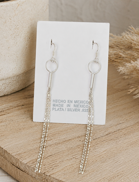Dangle Silver Earrings