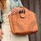 Big leather Bag, Hand tooled bag, Market Bag, Boho Bag, Vintage Bag