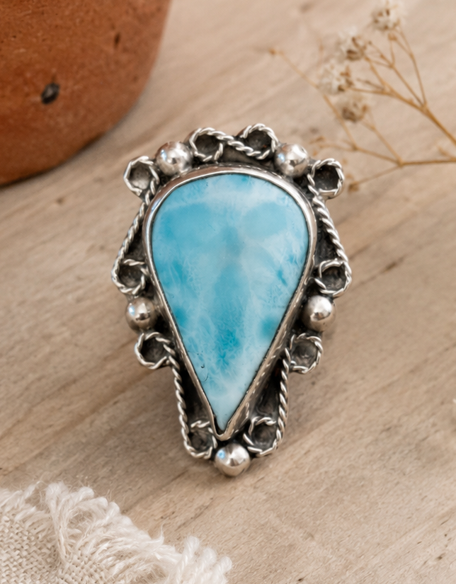 Larimar Ring Design 1