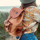 HANDMADE LEATHER BACKPACK | Hand Tooled Backpack | Women's Backpack