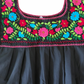 Black Embroidered Blouses