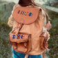 HANDMADE LEATHER BACKPACK | Hand Tooled Backpack | Women's Backpack