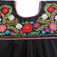 Black Embroidered Blouses