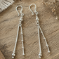 Drop Silver Earrings