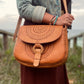 GENUINE LEATHER BAG, Big Hand Tooled Bag, Handmade Bag, Mexican Bag