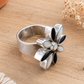 Silver Flower Ring