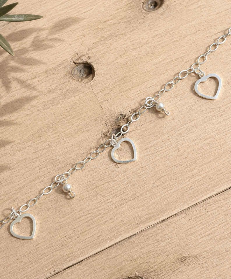 3 Heart Bracelet