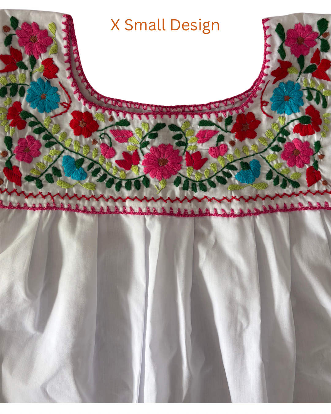 White Embroidered Blouses