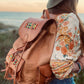 HANDMADE LEATHER BACKPACK | Hand Tooled Backpack | Women's Backpack