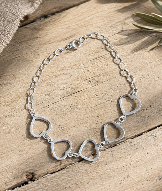 5 Heart Bracelet