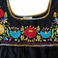 Black Embroidered Blouses