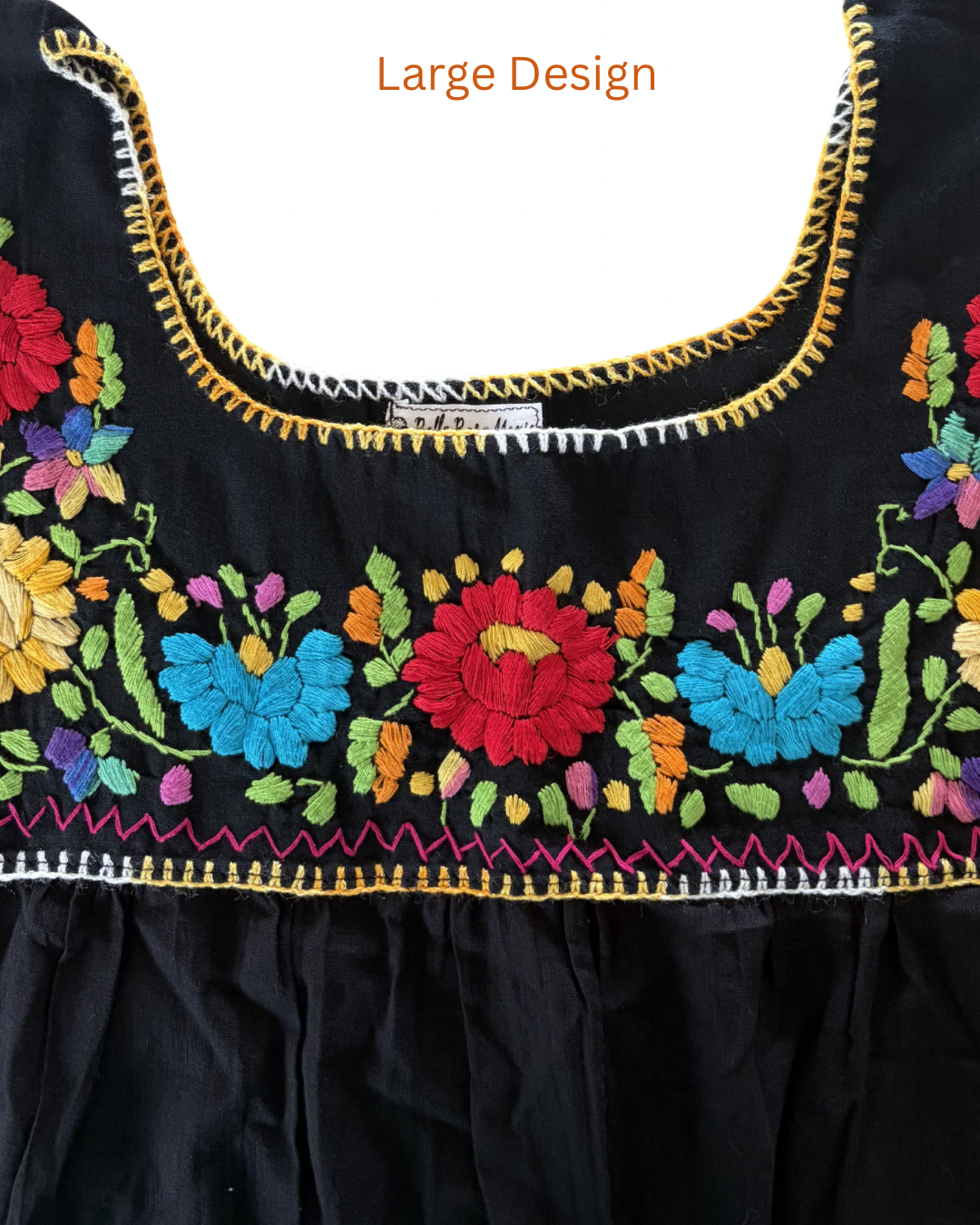 Black Embroidered Blouses