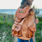 HANDMADE LEATHER BACKPACK | Hand Tooled Backpack | Women's Backpack