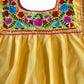 Yellow Embroidered Blouses