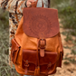 HANDMADE Backpack | Big Backpack | Hand tooled Bag | Leather Backpack