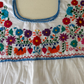 White Embroidered Blouses