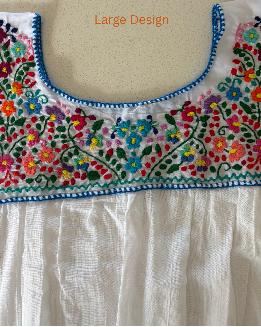 White Embroidered Blouses