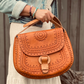 GENUINE LEATHER BAG, Big Hand Tooled Bag, Handmade Bag, Mexican Bag