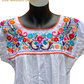 White Embroidered Blouses