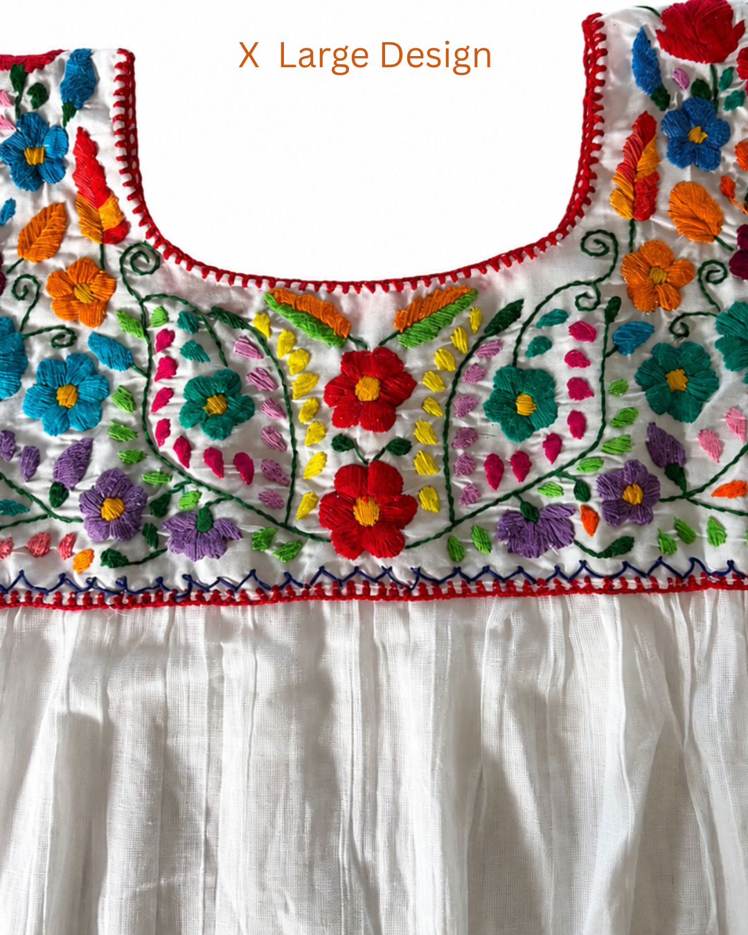 White Embroidered Blouses